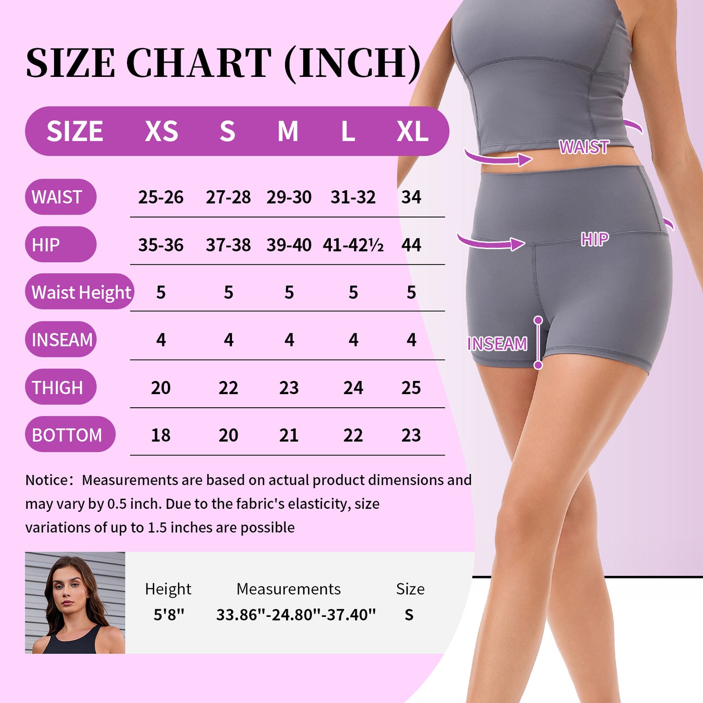 365 FITGO Ultrasoft High-rise Bike Shorts 4''