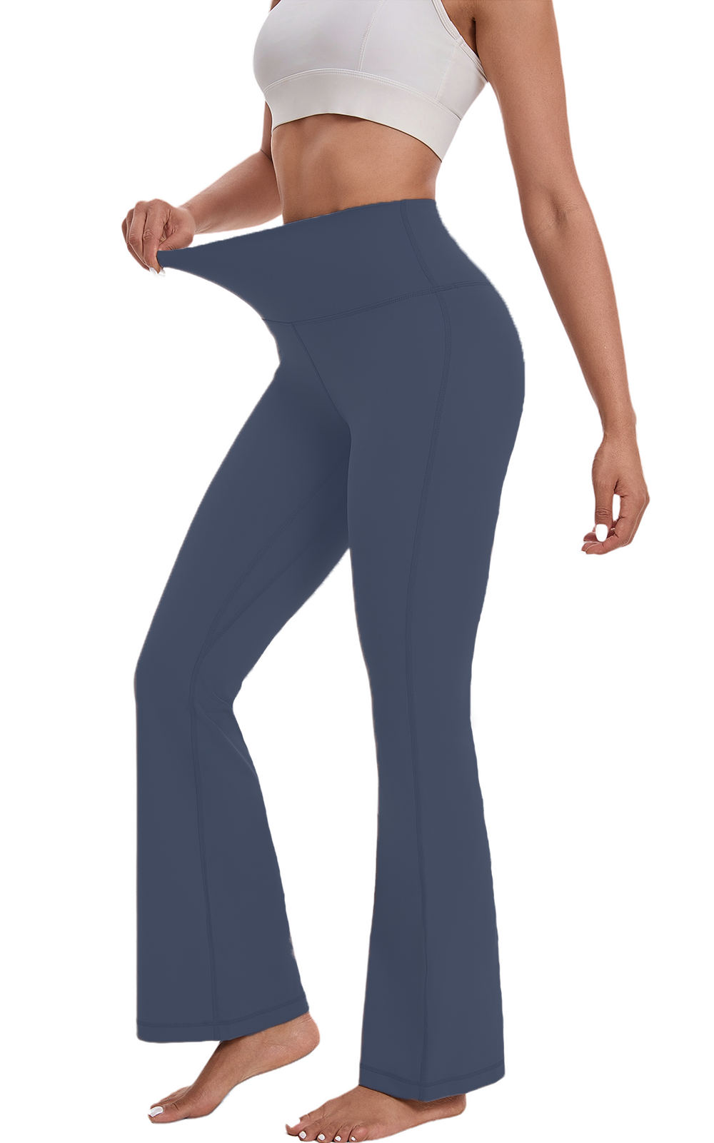 Legging évasé doux pêche 32"